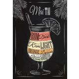 Tablolife Mai Tai 60 x 90 cm Kanvas Tablo