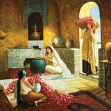 Tablolife Nar Ayıklayan Kadınlar 35 x 50 cm Kanvas Tablo