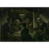 Tablolife Patates Yiyenler 35x50 cm Kanvas Tablo