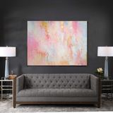 Tablolife Pembe Rüyalar 60x90 cm Yağlı Boya Dokulu Tablo