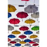 Tablolife Rengarenk Şemsiyeler 60x90 cm Kanvas Tablo