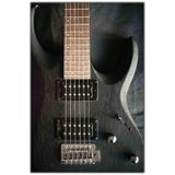 Tablolife Siyah Elektro Gitar 60x90 cm Kanvas Tablo