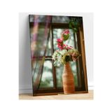 Tablolife Toprak Vazoda Çiçek Buketi 60 x 90 cm Kanvas Tablo
