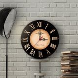 Tablolife Vintage Ahşap Duvar Saati