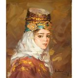 Tablolife Yörük Kızı 35 x 50 cm Kanvas Tablo