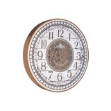 Tablolife Yuvarlak Altın Çarklı Duvar Saati