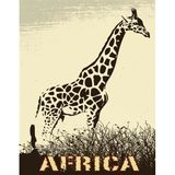 Tablolife Zürafa, Afrika 60x90 cm Kanvas Tablo