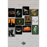tablomaxtbx 12 Parça Yüzüklerin Efendisi LOTR Gandalf Frodo Orta Dünya Dekoratif MDF Tablo Seti Duvar