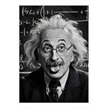 Tablomega Albert Einstein Hediyelik Ahşap Tablo 35cm X50cm