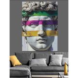 Tablomega Antik Heykel Pop Art Dekoratif Kanvas - Mdf Ahşap Tablo