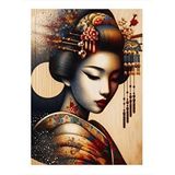 Tablomega Asyalı Kadın Mdf Poster 25cmx 35cm