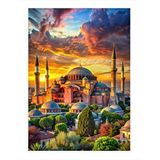 Tablomega Ayasofya Camisi Model Ahşap Tablo 35cm X50cm