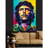 Tablomega Che Guevara Pop Art Portresi Dekoratif Kanvas - Mdf Ahşap Tablo
