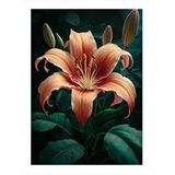 Tablomega Çiçek Hediyelik Ahşap Tablo 25cmx 35cm
