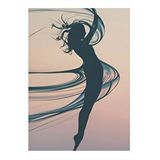 Tablomega Dansçı Kız Desenli Ahşap Tablo 35cm X50cm