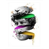 Tablomega Davut Heykeli Pop Art Art Mdf Tablo 25cmx 35cm