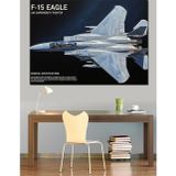 Tablomega F-15 Kartal Savaş Uçağı Dekoratif Kanvas - Mdf Ahşap Tablo