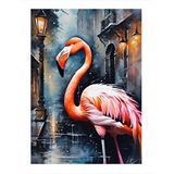 Tablomega Flamingo Modern Ahşap Tablo 35cm X50cm