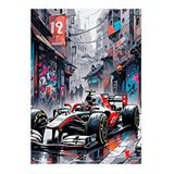 Tablomega Formula 1 Aracı Modern Ahşap Tablo 35cm X50cm