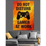 Tablomega Gamer Zone Oyun Tabelası Dekoratif Kanvas - Mdf Ahşap Tablo