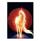 Tablomega Güneş Ve Unicorn Model Ahşap Tablo 25cmx 35cm