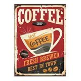 Tablomega Kahve Coffe Temalı Art Mdf Poster 35cm X50cm