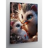 Tablomega Kanvas Tablo Anne Kuş Ve Yavrusu