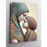 Tablomega Kanvas Tablo Anne Ve Çocuk Motifi