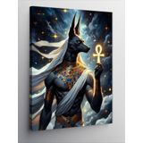 Tablomega Kanvas Tablo Anubis Ve Ankh