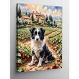 Tablomega Kanvas Tablo Bağda Köpek