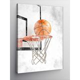 Tablomega Kanvas Tablo Basketbol Topu Ve Pota