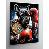 Tablomega Kanvas Tablo Boksör Köpek