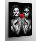 Tablomega Kanvas Tablo Catrina Çift Ve Gül