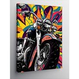 Tablomega Kanvas Tablo Chopper Motosiklet Ve Desenler