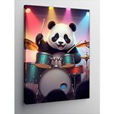 Tablomega Kanvas Tablo Davulcu Panda