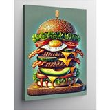 Tablomega Kanvas Tablo Dev Burger