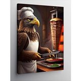 Tablomega Kanvas Tablo Dönerci Kartal