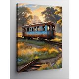 Tablomega Kanvas Tablo Eski Tren Vagonu