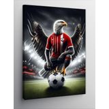 Tablomega Kanvas Tablo Futbolcu Kartal