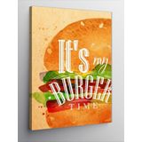 Tablomega Kanvas Tablo Hamburger Zamanı