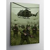 Tablomega Kanvas Tablo Helikopter Ve Askeri Operasyon