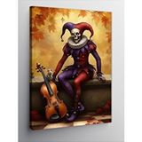 Tablomega Kanvas Tablo Joker Kostümlü Maymun