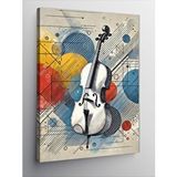 Tablomega Kanvas Tablo Keman Ve Sanat Notaları