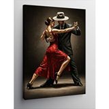 Tablomega Kanvas Tablo Kırmızı Elbiseli Tango