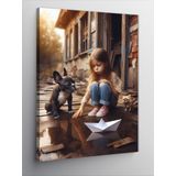 Tablomega Kanvas Tablo Kova Burcu Kadını