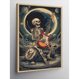Tablomega Kanvas Tablo Kuru Kafa Ve Gitar