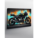 Tablomega Kanvas Tablo Modern Motosiklet Tasarımı