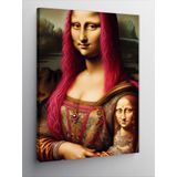 Tablomega Kanvas Tablo Mona Lisa Pop Art