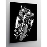 Tablomega Kanvas Tablo Motorcu Adam