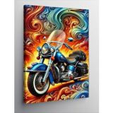 Tablomega Kanvas Tablo Motorsiklet Ve Enerji Patlaması